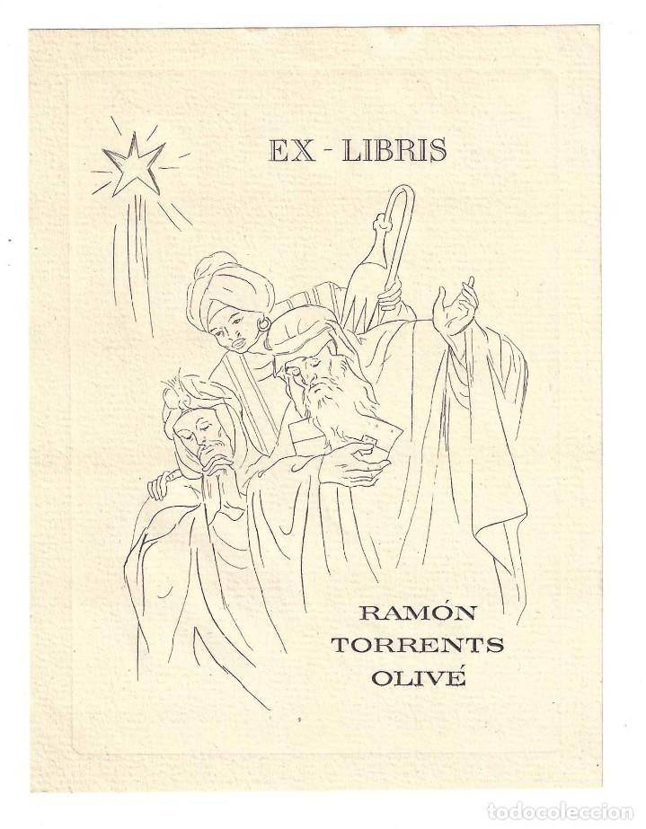 Arte: EX- LIBRIS.- RAM&Oacute;N TORRENTS OLIV&Eacute; - Foto 1