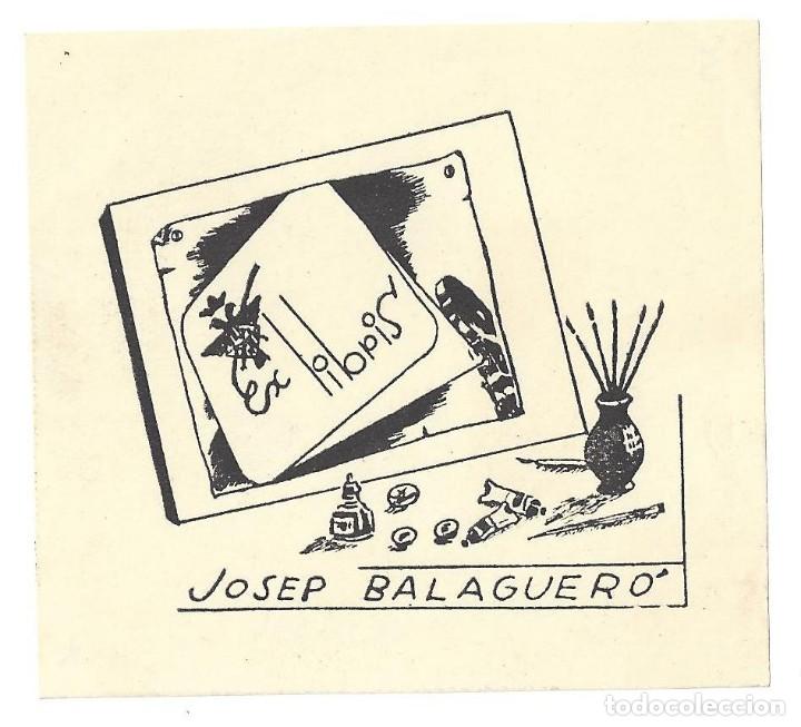 Arte: EX- LIBRIS.- JOSEP BALAGUER&Oacute; - Foto 1