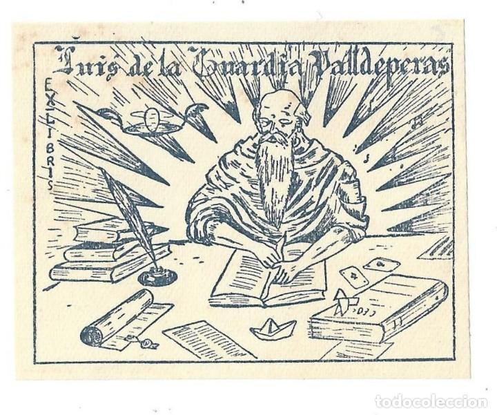 Arte: EX- LIBRIS.- LUIS DE LA GUARDIA VALLDEPERAS - Foto 1