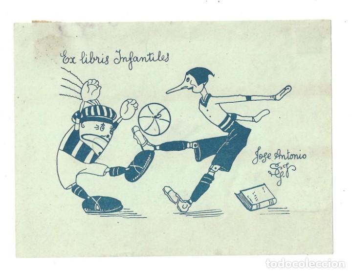 Arte: EX- LIBRIS INFANTIL.- JOS&Eacute; ANTONIO - Foto 1