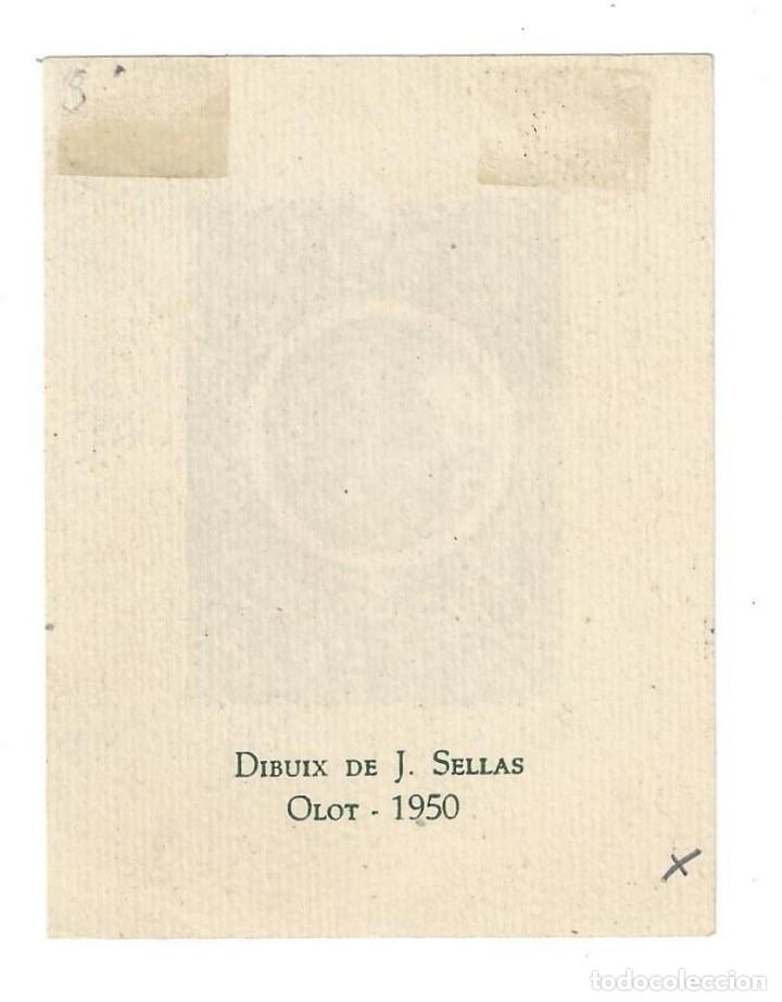 Arte: EX- LIBRIS.- J. SELLAS. OLOT- 1950 - Foto 2