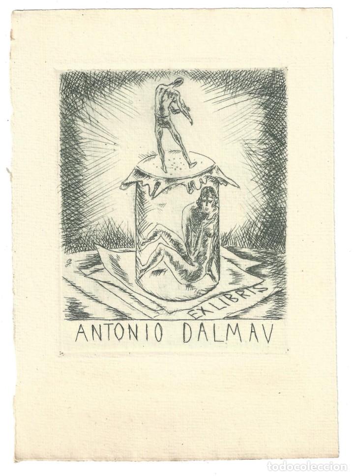 Arte: EX- LIBRIS. GRABADO.- ANTONIO DALMAU - Foto 1