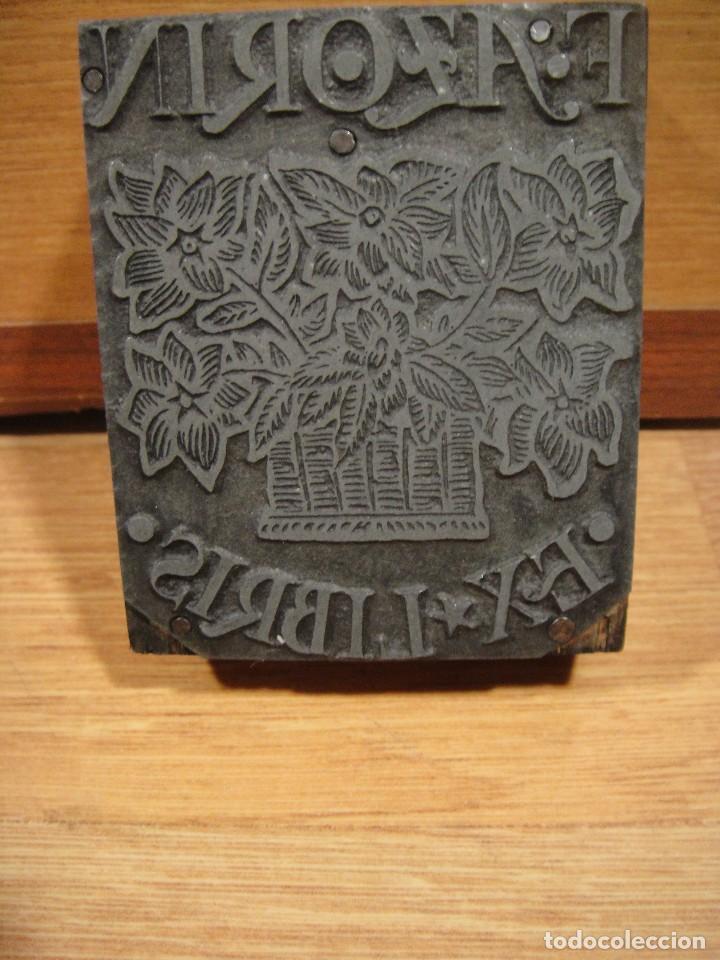Arte: troquel placa de imprenta - exlibris de francisco azorin - sin firma - Foto 1
