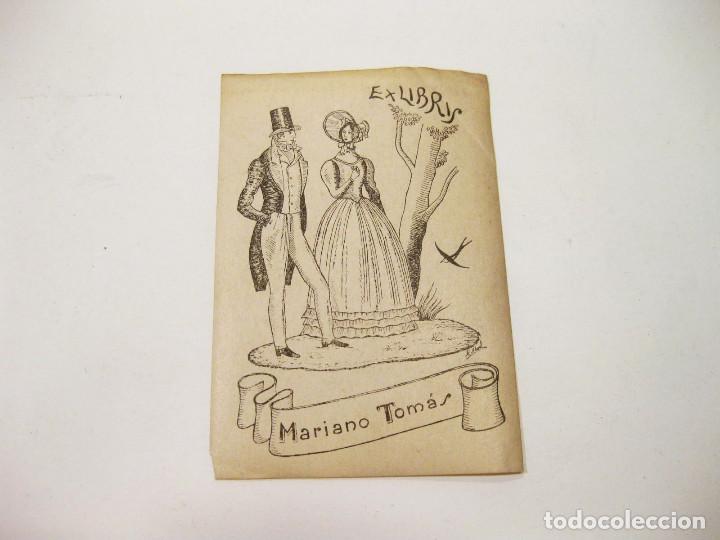 Arte: Ex Libris. Mariano Tom&aacute;s. - Foto 1