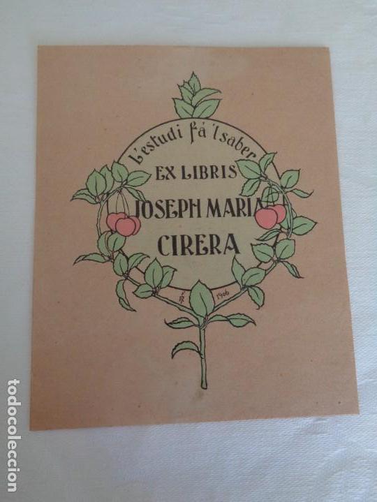 Arte: Ex - libris Joseph Maria Cirera - 1906 - Foto 1
