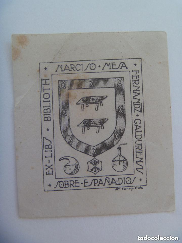 Arte: ANTIGUO EX-LIBRIS. - Foto 1