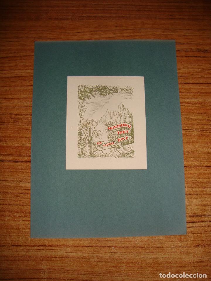 Arte: (ALB-TC-60) EXLIBRIS EX LIBRIS MONTSERRAT TORT ROCA - Foto 1