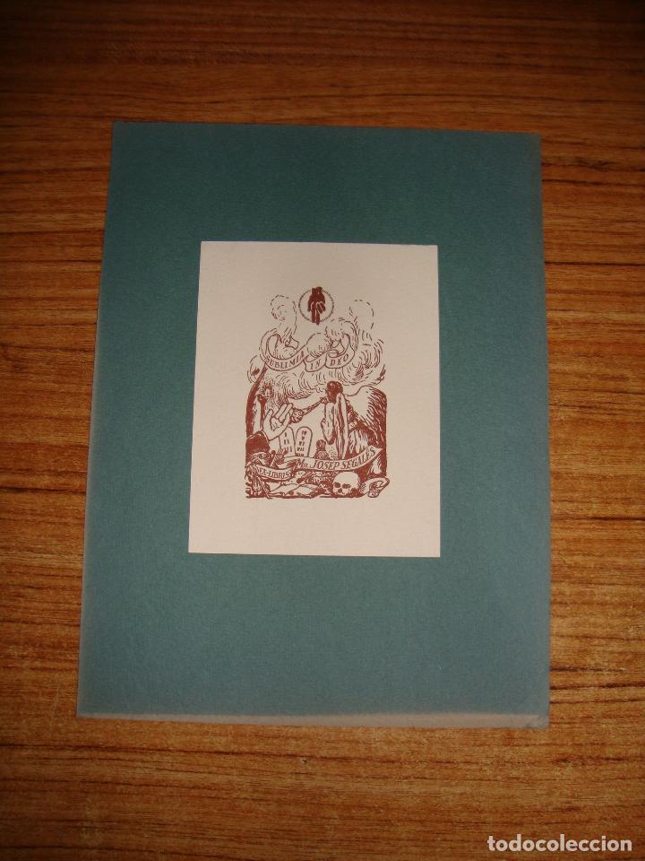 Arte: (ALB-TC-60) EXLIBRIS EX LIBRIS JOSEP SEGALES - Foto 1
