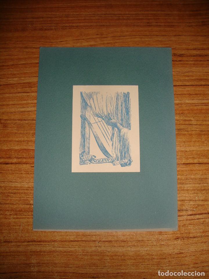 Arte: (ALB-TC-60) EXLIBRIS EX LIBRIS MARIA SOLANICH - Foto 1