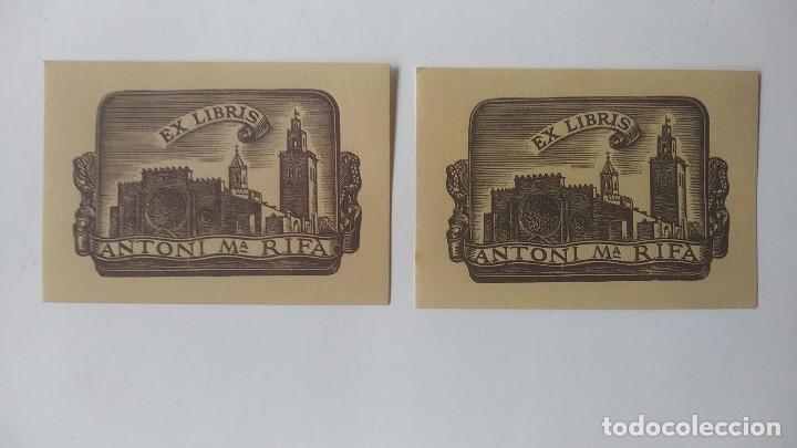 Arte: 4 EX-LIBRIS ANTONI M&ordf; RIFA - Foto 1