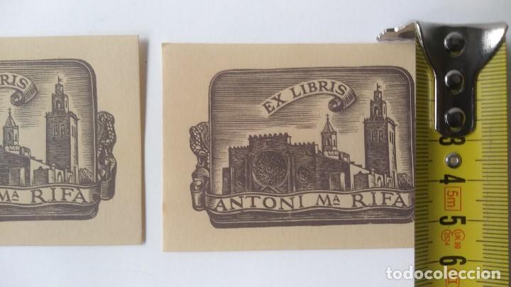 Arte: 4 EX-LIBRIS ANTONI M&ordf; RIFA - Foto 5
