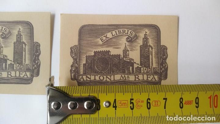 Arte: 4 EX-LIBRIS ANTONI M&ordf; RIFA - Foto 6