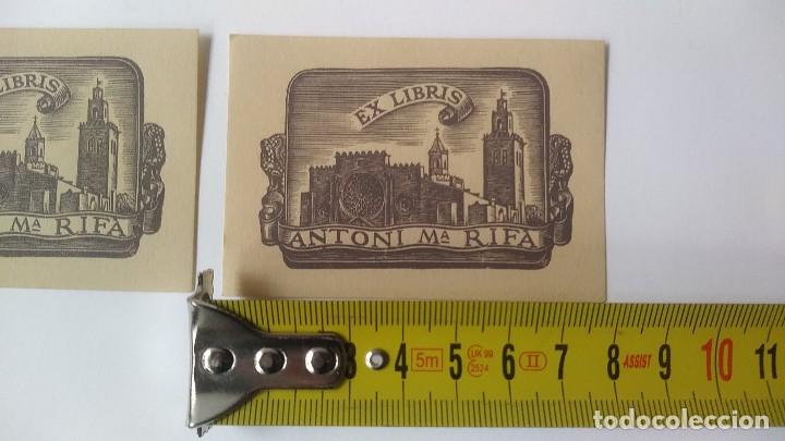 Arte: 4 EX-LIBRIS ANTONI M&ordf; RIFA - Foto 7
