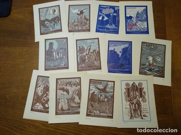 Arte: EX- LIBRIS MONTSERRAT, DIBUIXATS PER JOSEP DE RIQUER. - Foto 1