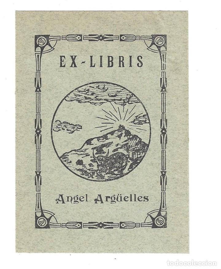 Arte: EX- LIBRIS.- ANGEL ARG&Uuml;ELLES - Foto 1