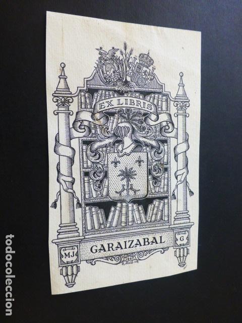 Arte: ex libris garaizabal 9 x 14,5 cmts - Foto 1
