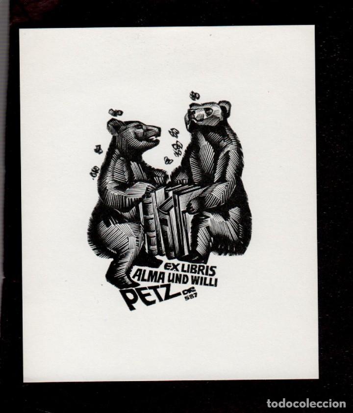 10 64 Ex Libris Alma Petz Firmado Autor K Sold Through Direct Sale