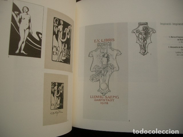 Arte: Cat&aacute;logo de ex libris modernistas - Foto 5