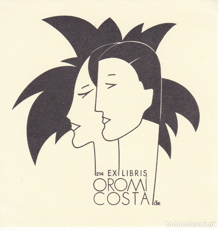 Arte: EX-LIBRIS DE OROMI COSTA DE TERESA COSTA - Foto 1