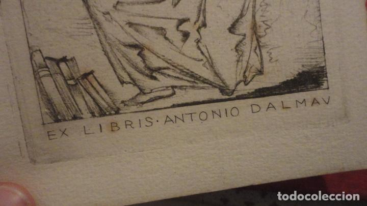 Arte: ANTIGUO EXLIBRIS ANTONIO DALMAU. - Foto 3
