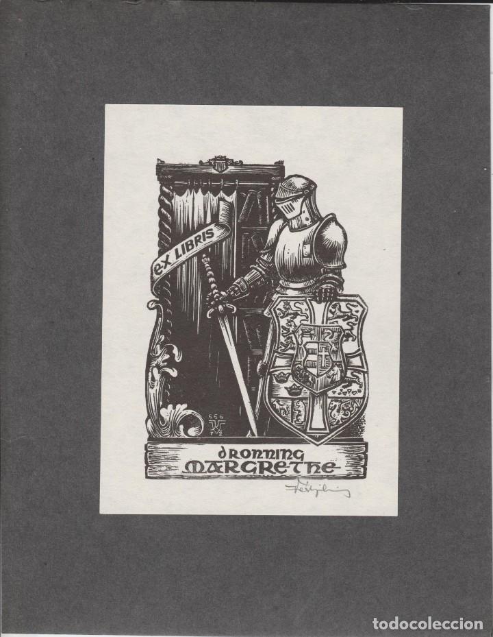 Arte: EX-LIBRIS MARGRETHE DRONNING - Foto 1