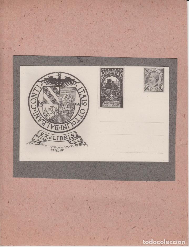 Arte: EX-LIBRIS EN POSTAL CONDE BALBINI - Foto 1