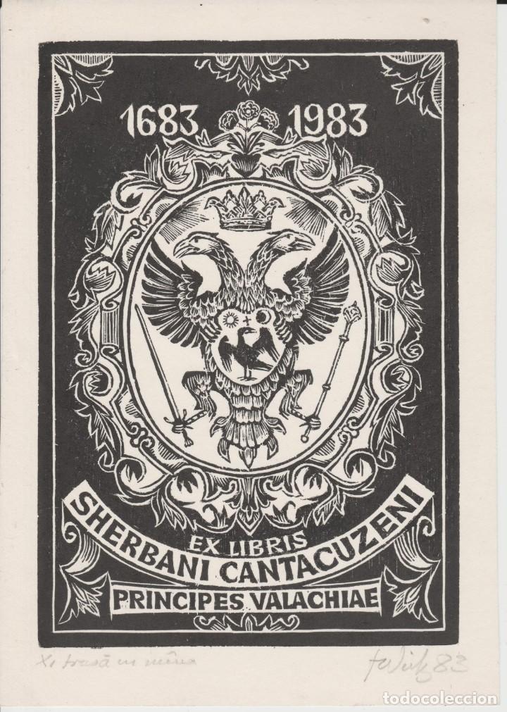 Arte: EX-LIBRIS PRINCIPES DE VALAQUIA. - Foto 1