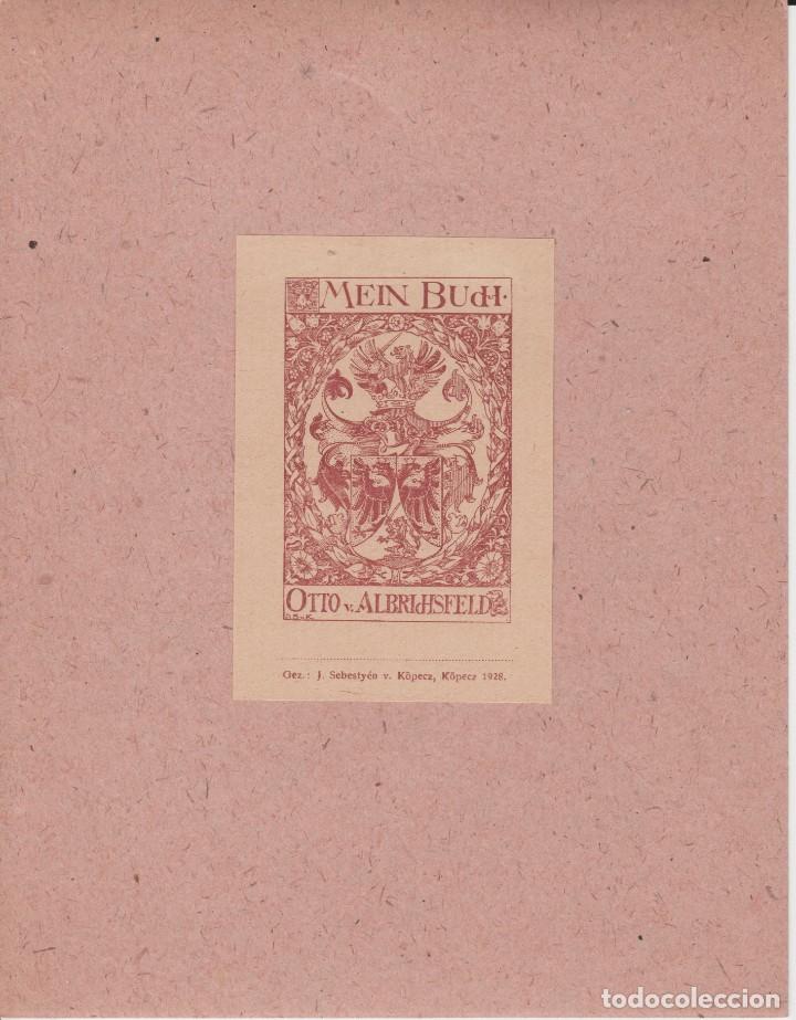 Arte: EX LIBRIS : MI LIBRO  OTTO VON ALBRICHSFELD - Foto 1