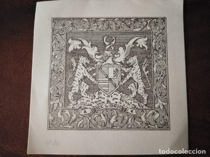 Arte: Exlibris. Original 7,5 x 7,5 cms. - Foto 1