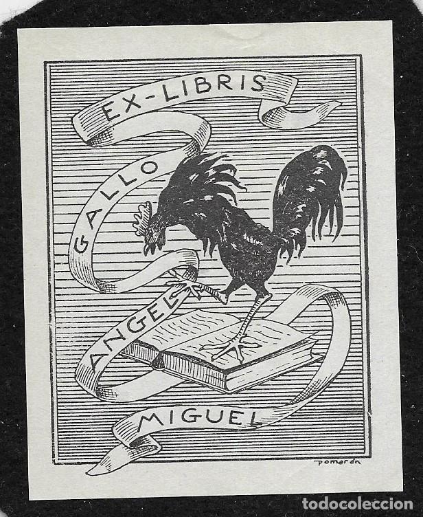 Arte: Ex-Libris .  Miguel Angel Gallo. - Foto 1