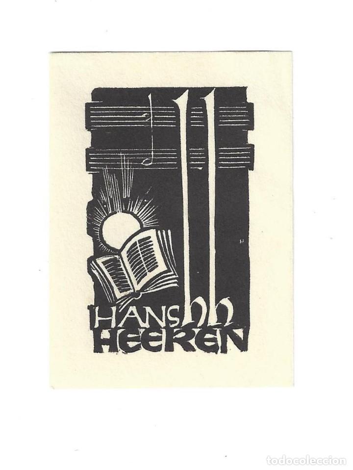 Arte: EX- LIBRIS.- ILUSTRADO POR HANS HEEREN - Foto 1