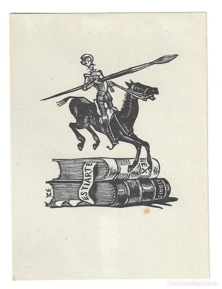 Arte: EX- LIBRIS CERVANTINO.- ESTIARTE - Foto 1