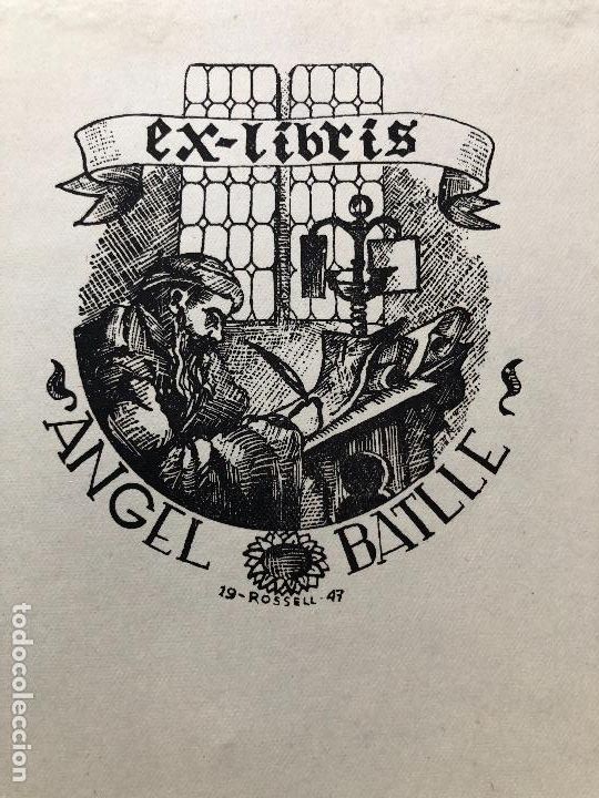 Arte: EX LIBRIS ANGEL BATLLE - Foto 1