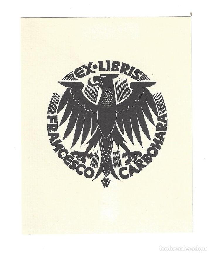 Arte: EX- LIBRIS.- FRANCESCO CARBONARA - Foto 1