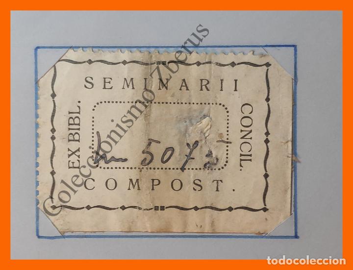 Arte: Ex Libris - Ex Bibl. Seminarii Concil. Compost. - Foto 1