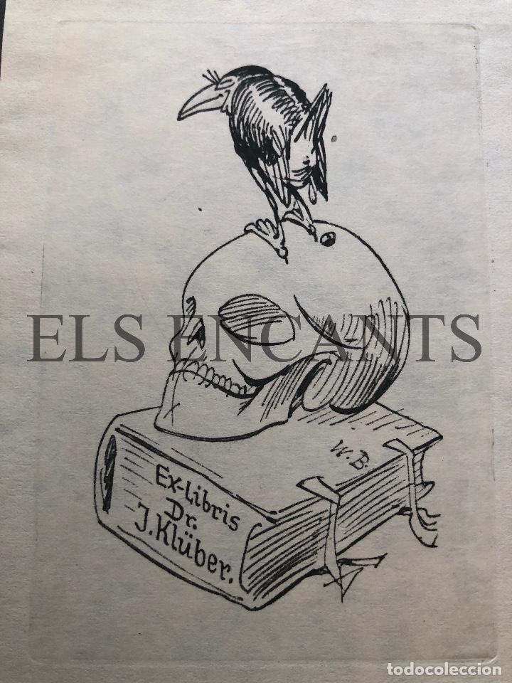 Arte: EXLIBRIS DR J. KL&Uuml;BER - Foto 1