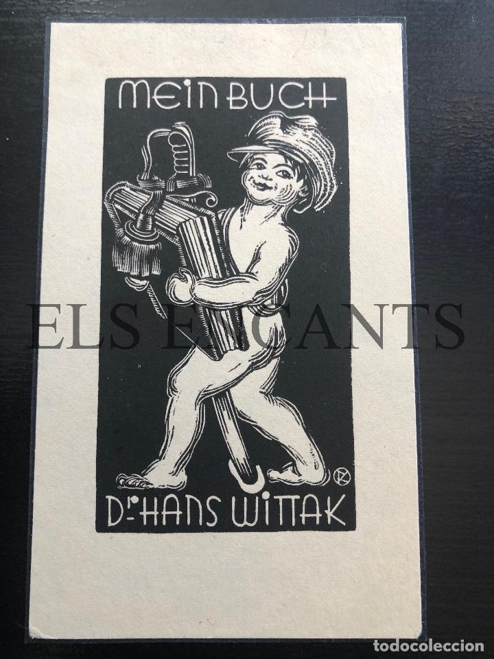 Arte: EXLIBRIS MEIN BUCH D HANS WITTAK - Foto 1