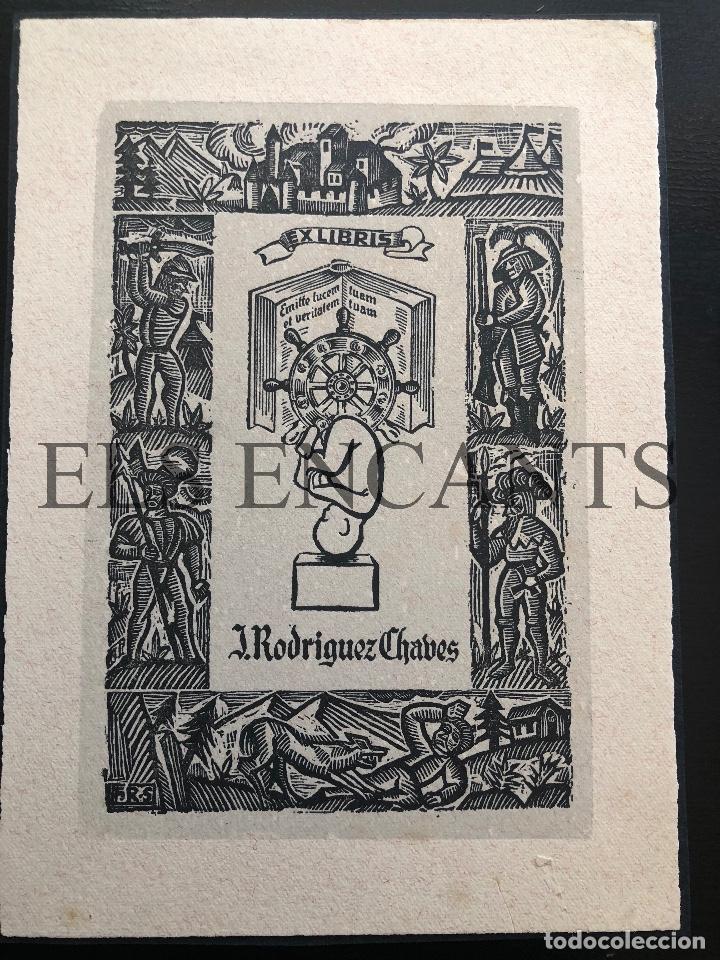 Arte: EXLIBRIS J. RODRIGUEZ CHAVES - Foto 1
