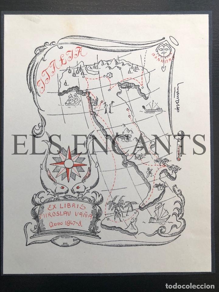 Arte: EXLIBRIS MIROSLAV VA&Ntilde;A - Foto 1