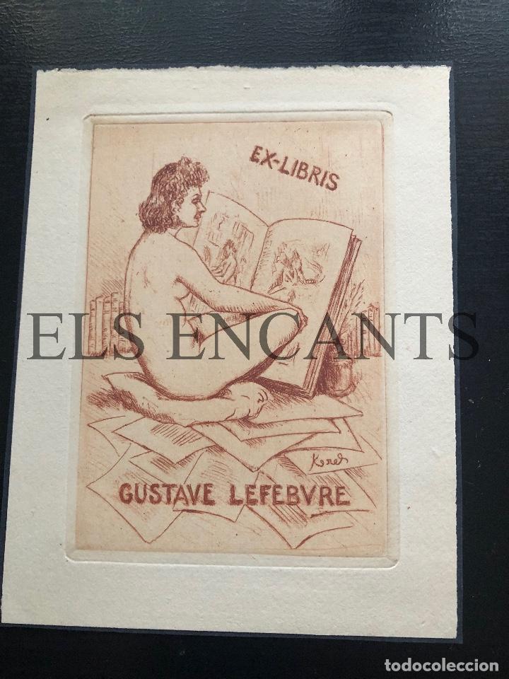 Arte: EXLIBRIS GUSTAVE LEFEBVRE - Foto 1