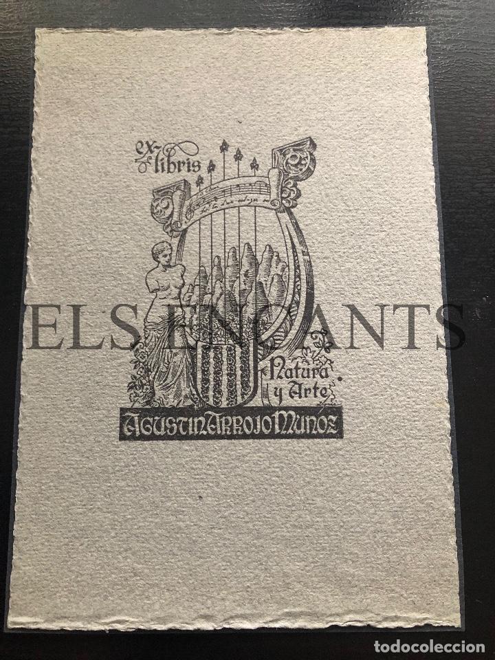 Arte: EXLIBRIS AGUSTIN ARROJO MU&Ntilde;OZ - Foto 1