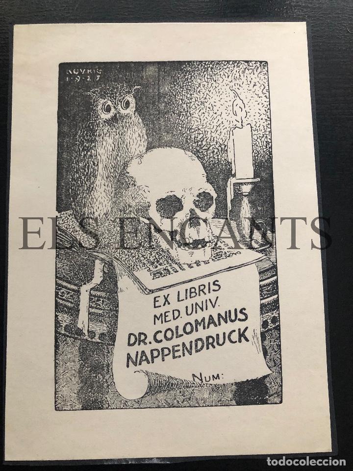 Arte: EXLIBRIS DR COLOMANUS NAPPENDRUCK - Foto 1