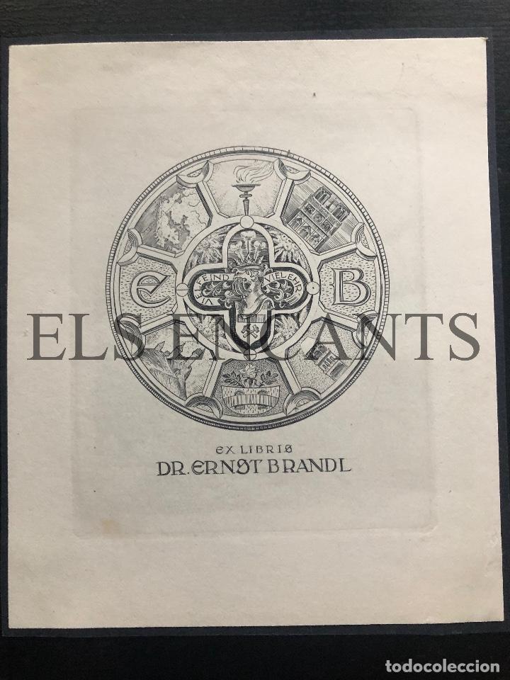 Arte: EXLIBRIS DR ERNEST BRANDL - Foto 1