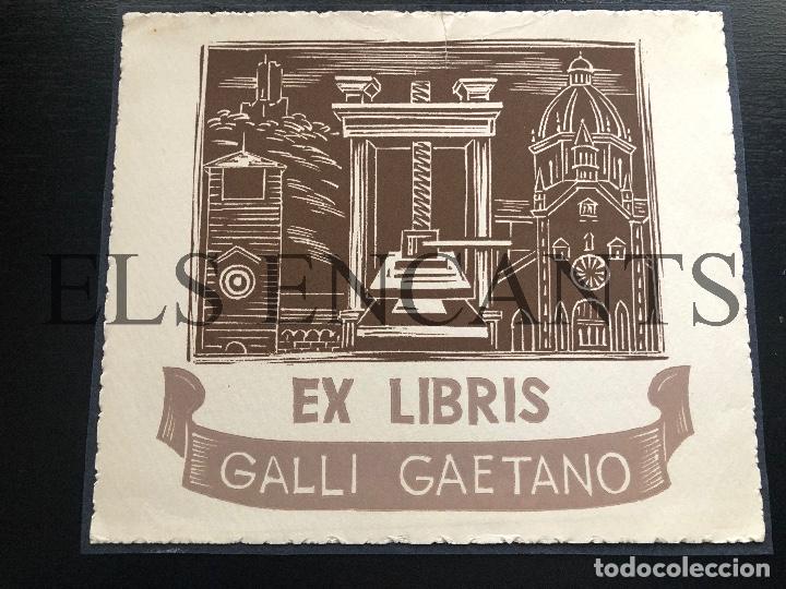 Arte: EXLIBRIS GALLI GAETANO - Foto 1