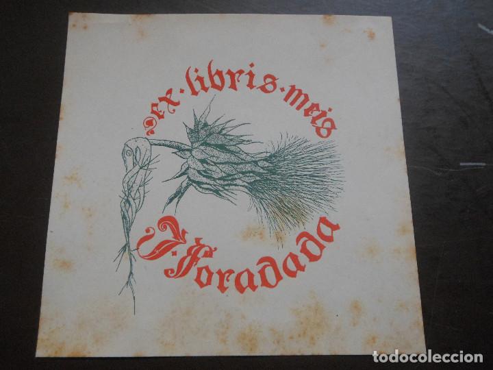 Arte: EX LIBRIS DE VICTOR OLIVA PARA FORADADA EXLIBRIS MODERNISTA - Foto 1