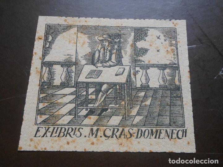 Arte: EX LIBRIS DE JVLIBERT PARA M. GRAS DOMENECH EXLIBRIS - Foto 1