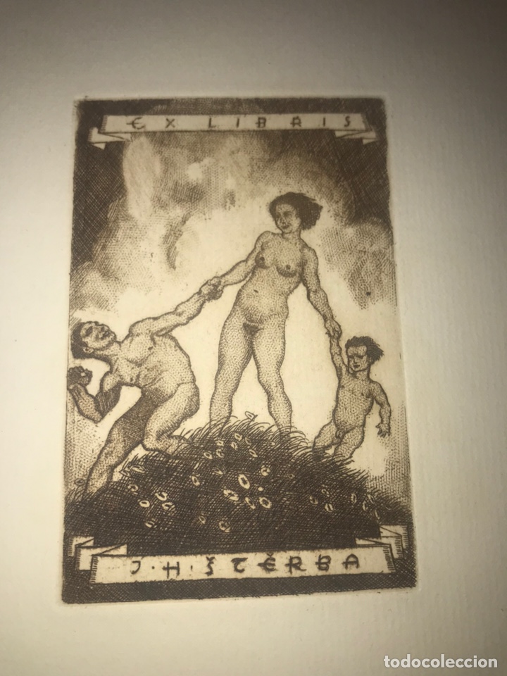 Arte: 19128 EXLIBRIS GRABADO J. H. STERBA. - Foto 2