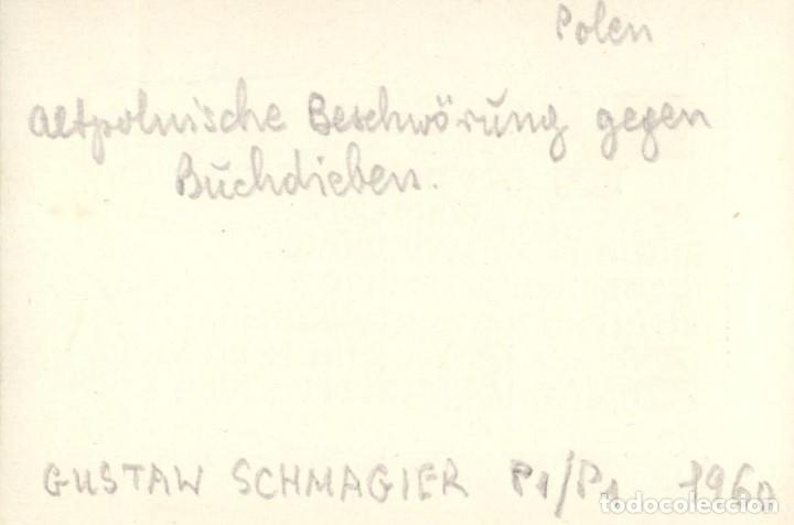 Arte: ORIGINAL - EXLIBRIS EX-LIBRIS - Gustaw Schmagier 1960 - 9 X 7 CMS - Foto 2