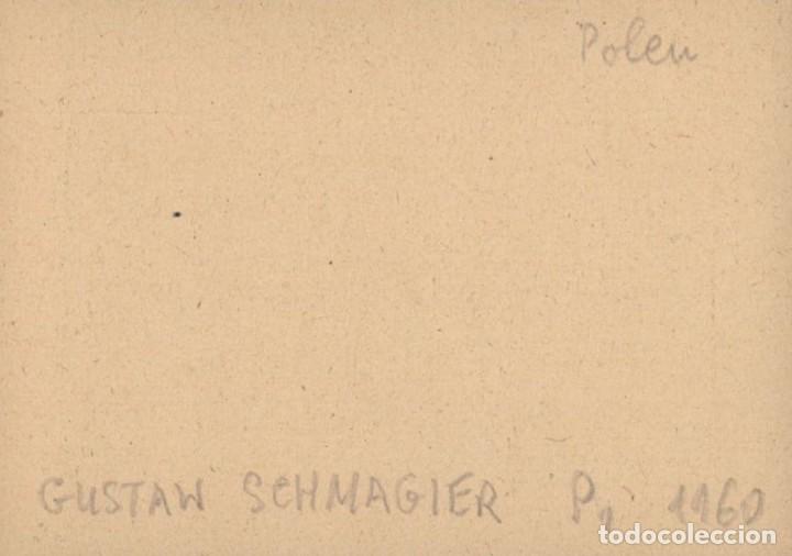 Arte: ORIGINAL - EXLIBRIS EX-LIBRIS - Gustaw Schmagier 1960 - 9 X 7 CMS - Foto 2