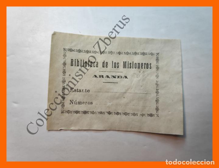 Arte: Ex Libris - Biblioteca de los Misioneros (Aranda) - Foto 1